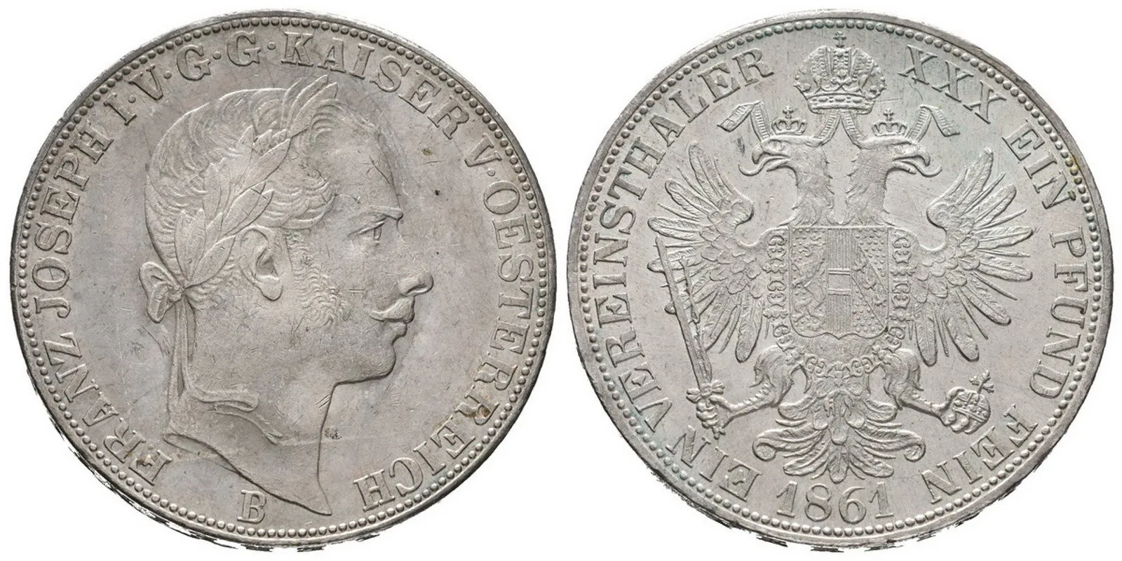 Rakouská a spolková měna, 1857 - 1892 — 1