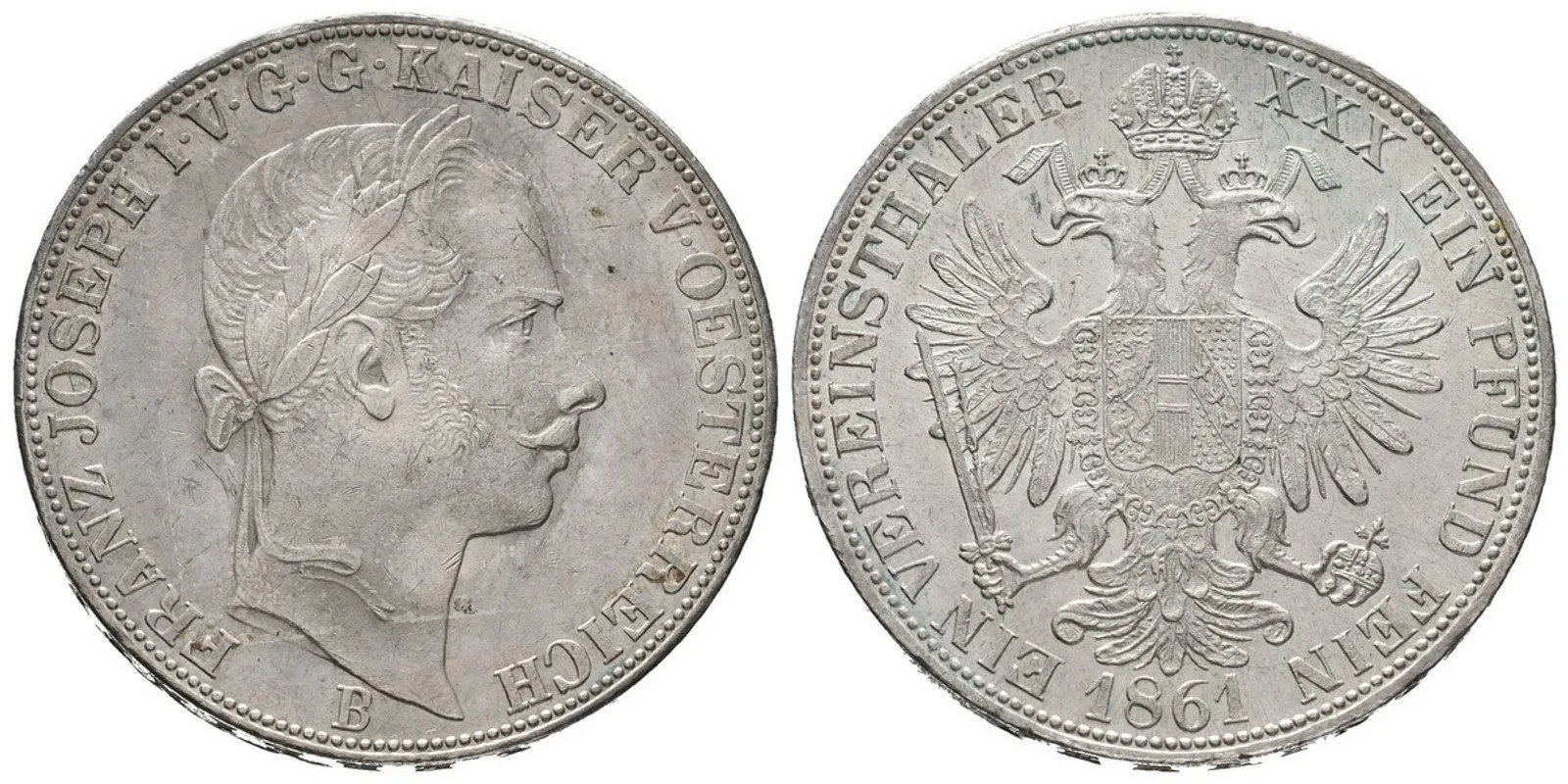 Rakouská a spolková měna, 1857 - 1892 — 1