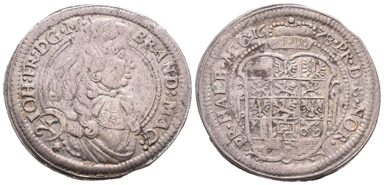 Brandenburg - Ansbach, Johann Friedrich, 1667 - 1686 — 1