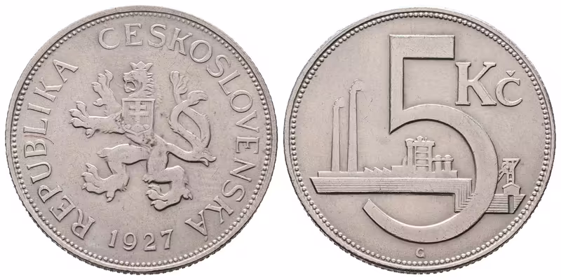 5 Koruna 1927