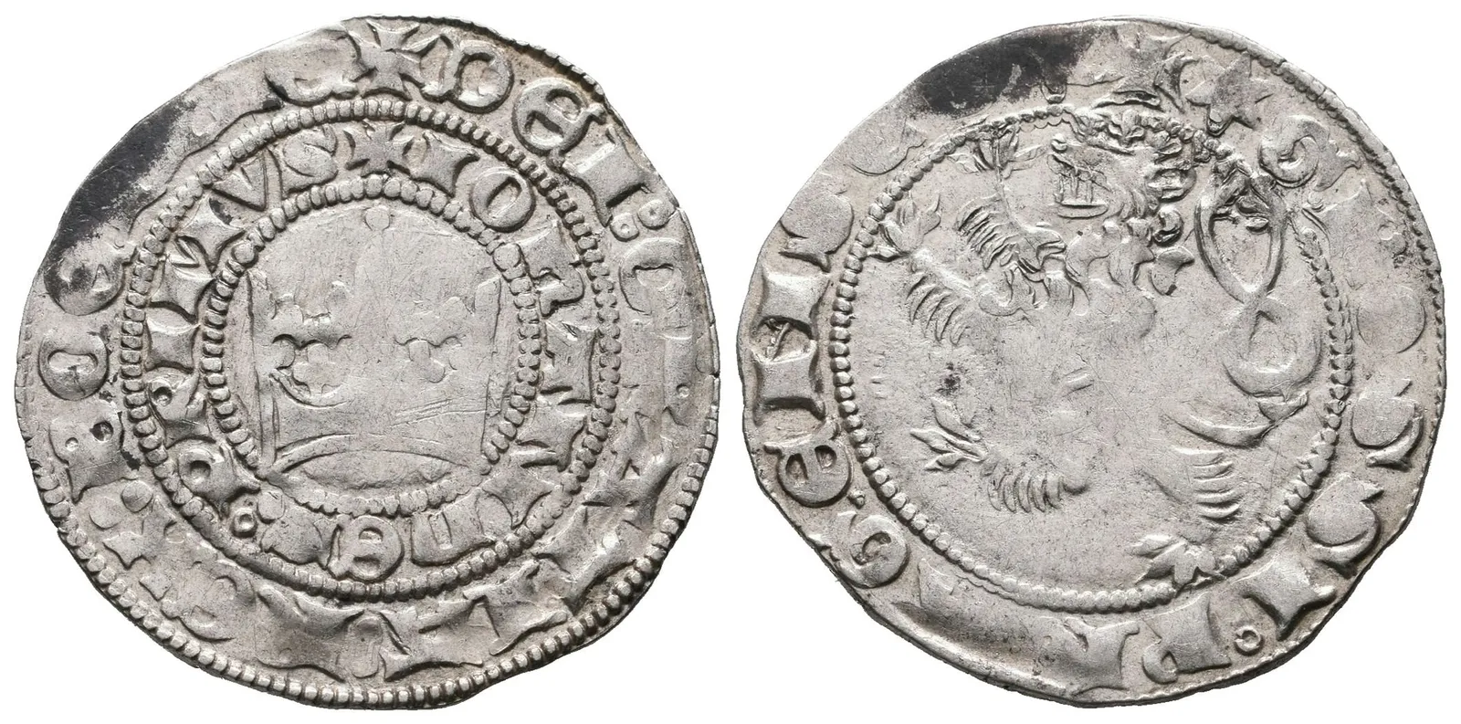 Jan Lucemburský, Pražský groš, Castelin 1