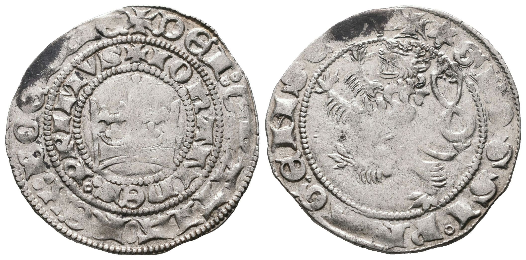 Jan Lucemburský, Pražský groš, Castelin 1
