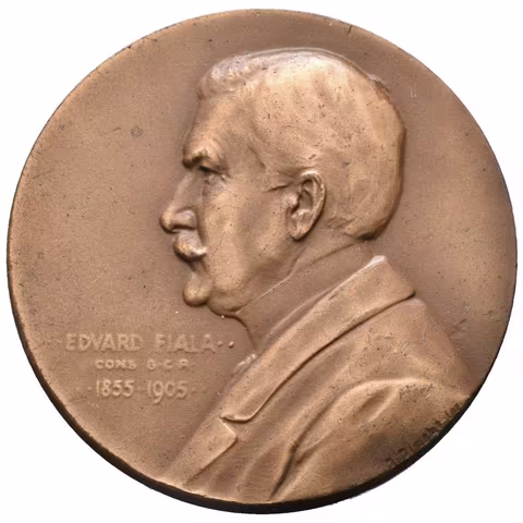 AE Medaile 1905/1969 - Eduard Fiala / 50 let Numismatické společnosti