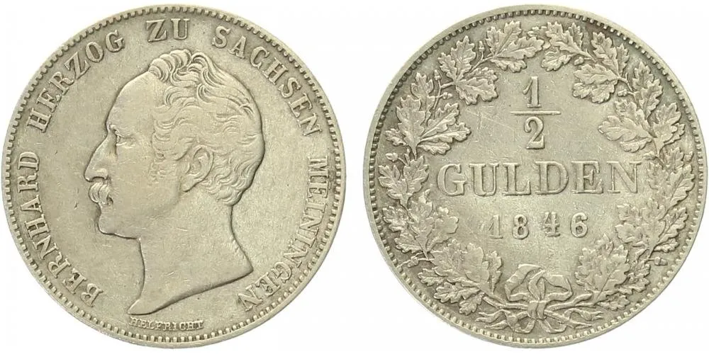 Sasko - Meiningen, Bernhard II., 1821 - 1866 — 1