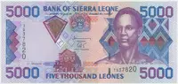 Sierra Leone, 5000 Leones 2003, P.27b