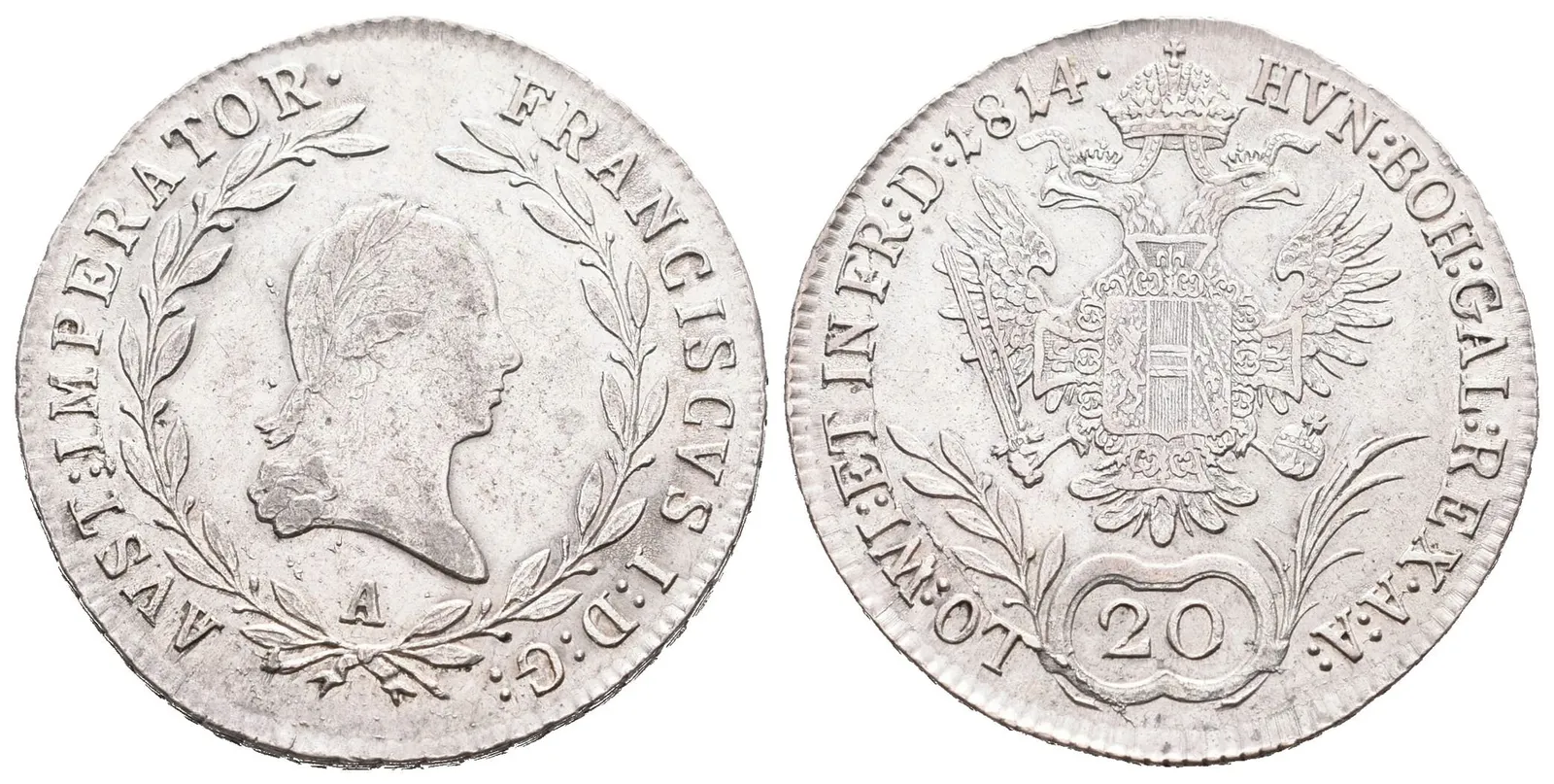 František II., 20 Krejcar 1814 A