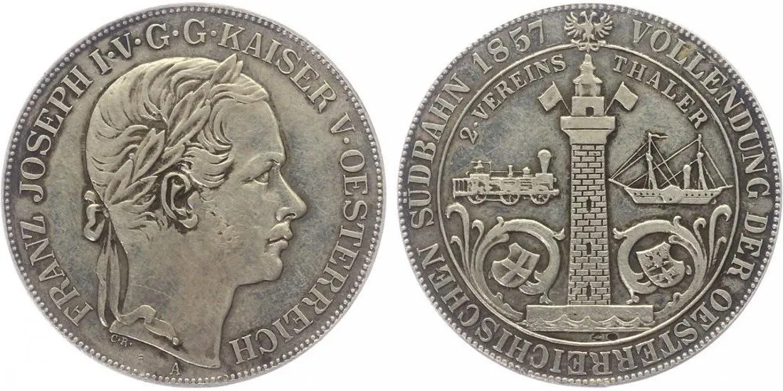 Rakouská a spolková měna, 1857 - 1892 — 1