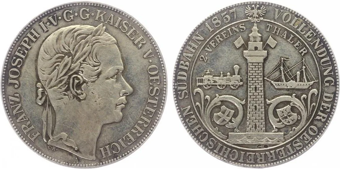 Rakouská a spolková měna, 1857 - 1892 — 1