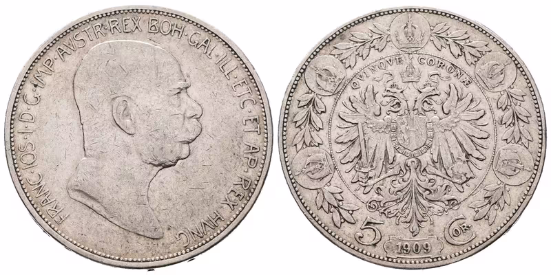 5 Koruna 1909