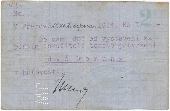 Nouzovky české od roku 1914 — 1