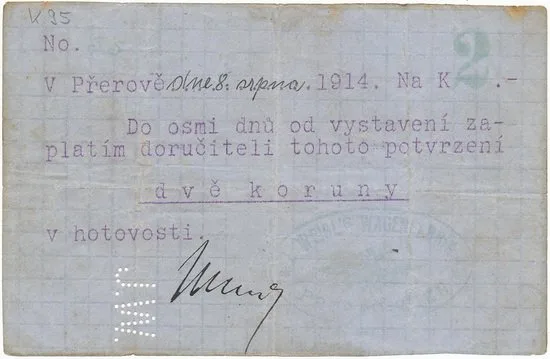 Nouzovky české od roku 1914 — 1