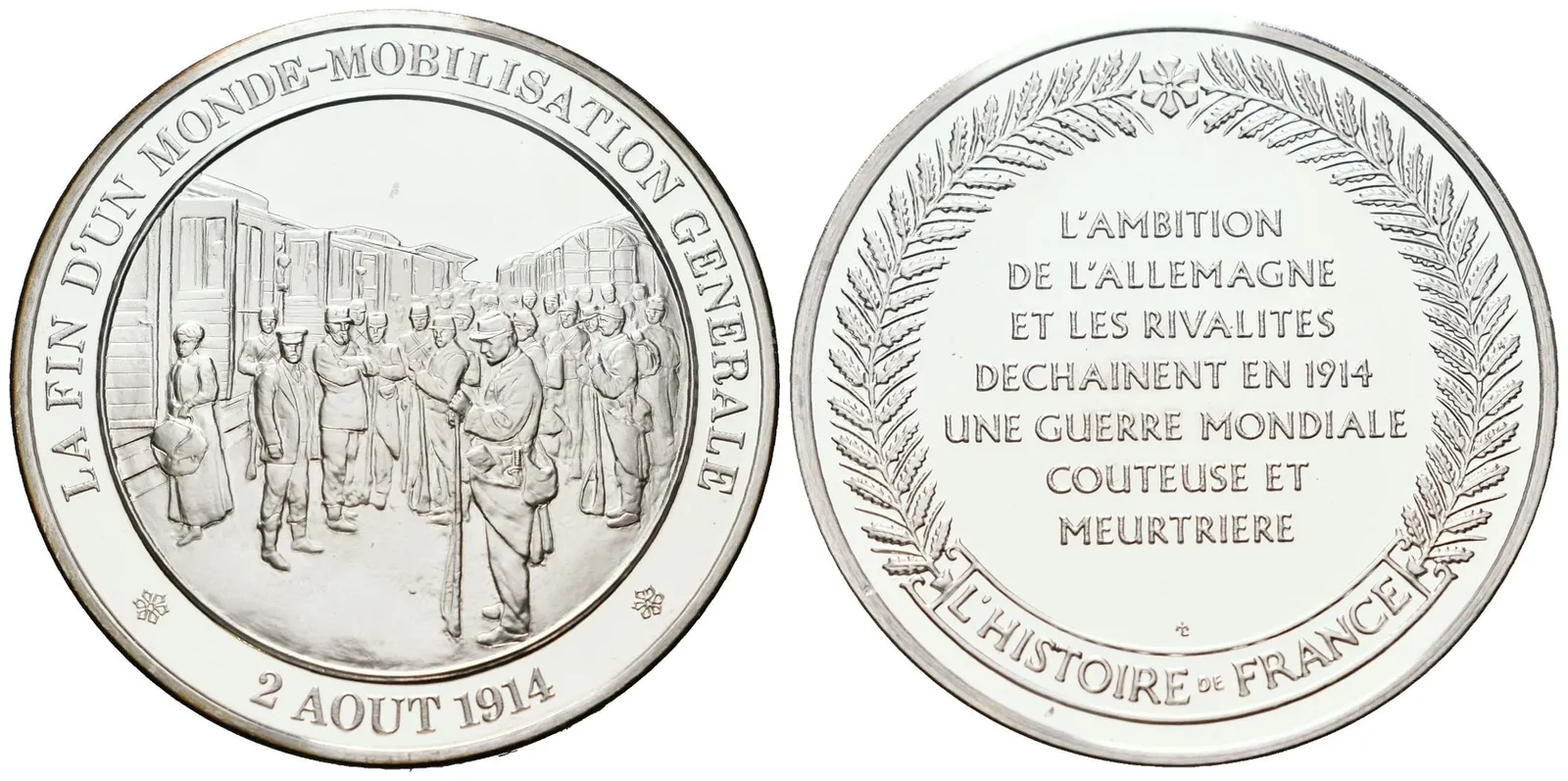 Francie - AR Medaile b.l. - La mobilisation générale