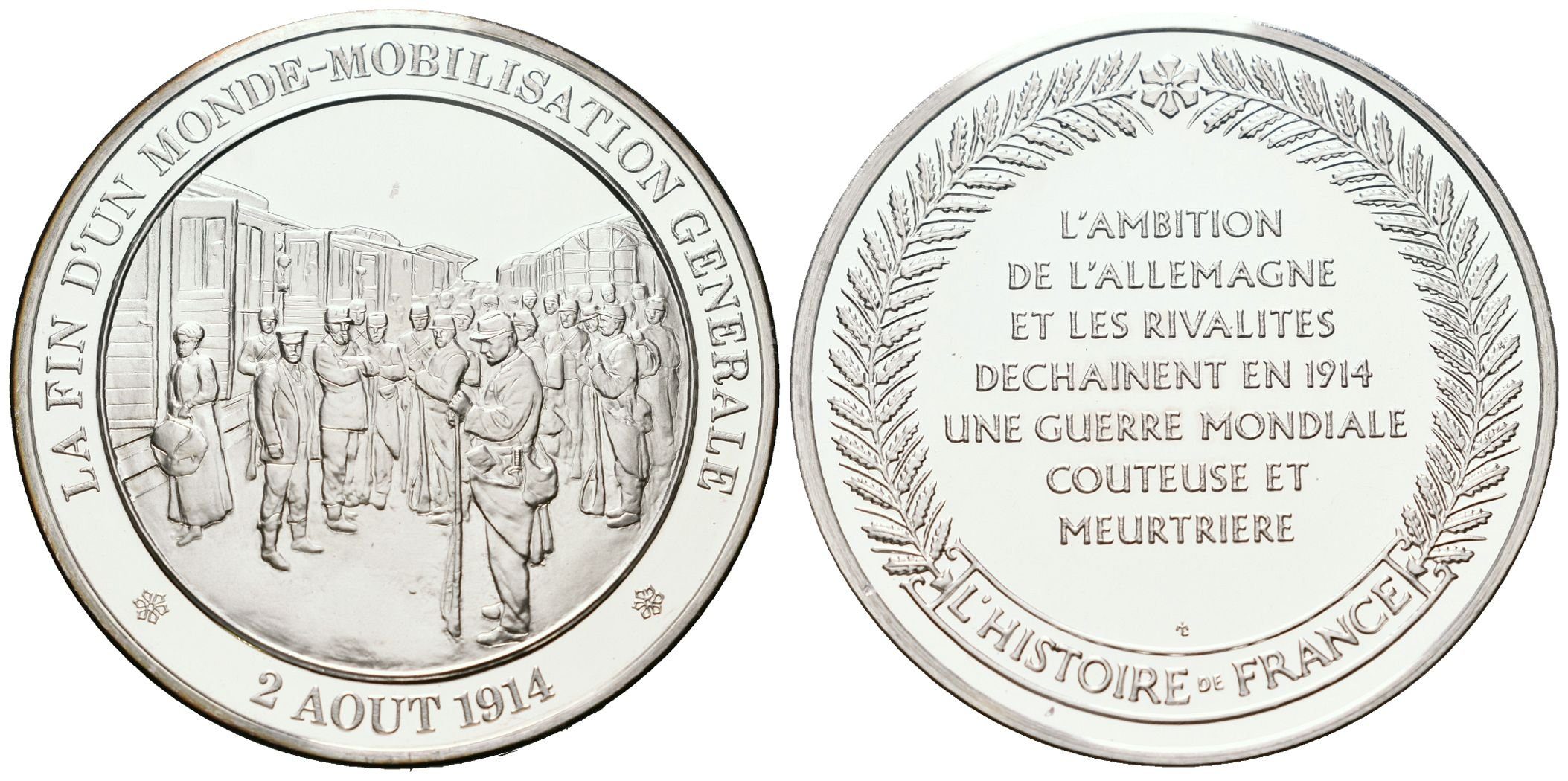 Francie - AR Medaile b.l. - La mobilisation générale