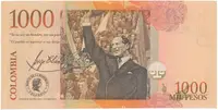 Kolumbie, 1000 Pesos 2001, P.450a - fotografie 2