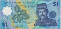 Brunej, 1 Ringgit 1996, P.22a
