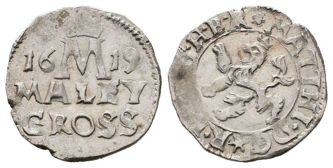 Matyáš II., Malý groš 1619, Kutná Hora