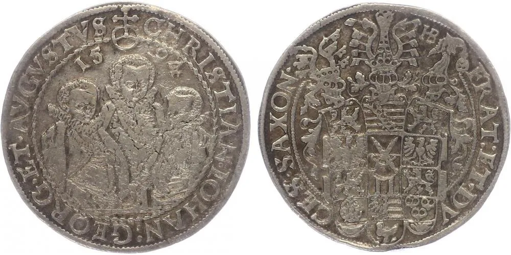 Sasko, Christian II., Johann Georg I. a August, 1591 - 1611 — 1