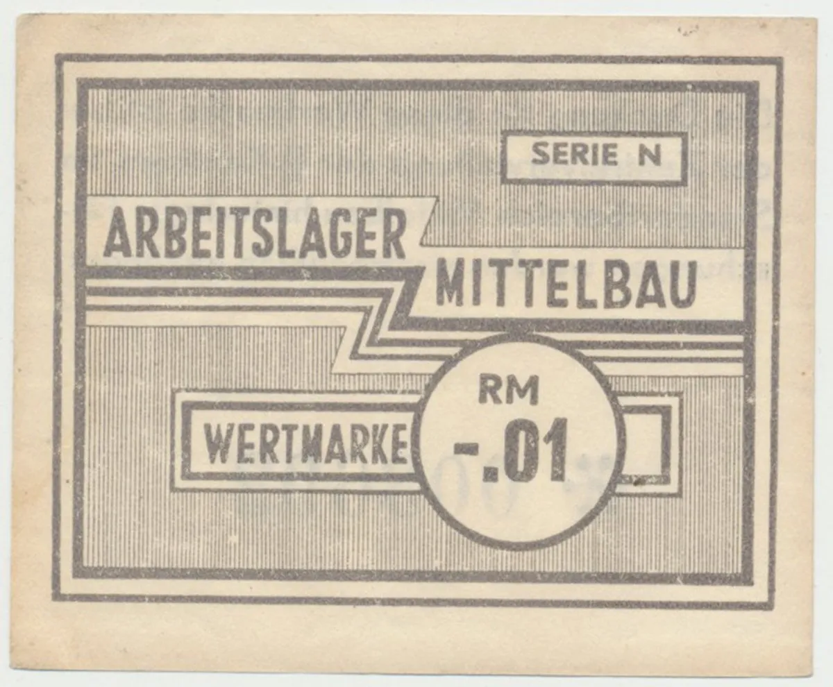 Dora - Mittelbau, 0.01 Reichsmark (1944), Grab.Mi1