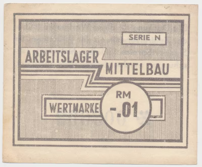 Dora - Mittelbau, 0.01 Reichsmark (1944), Grab.Mi1