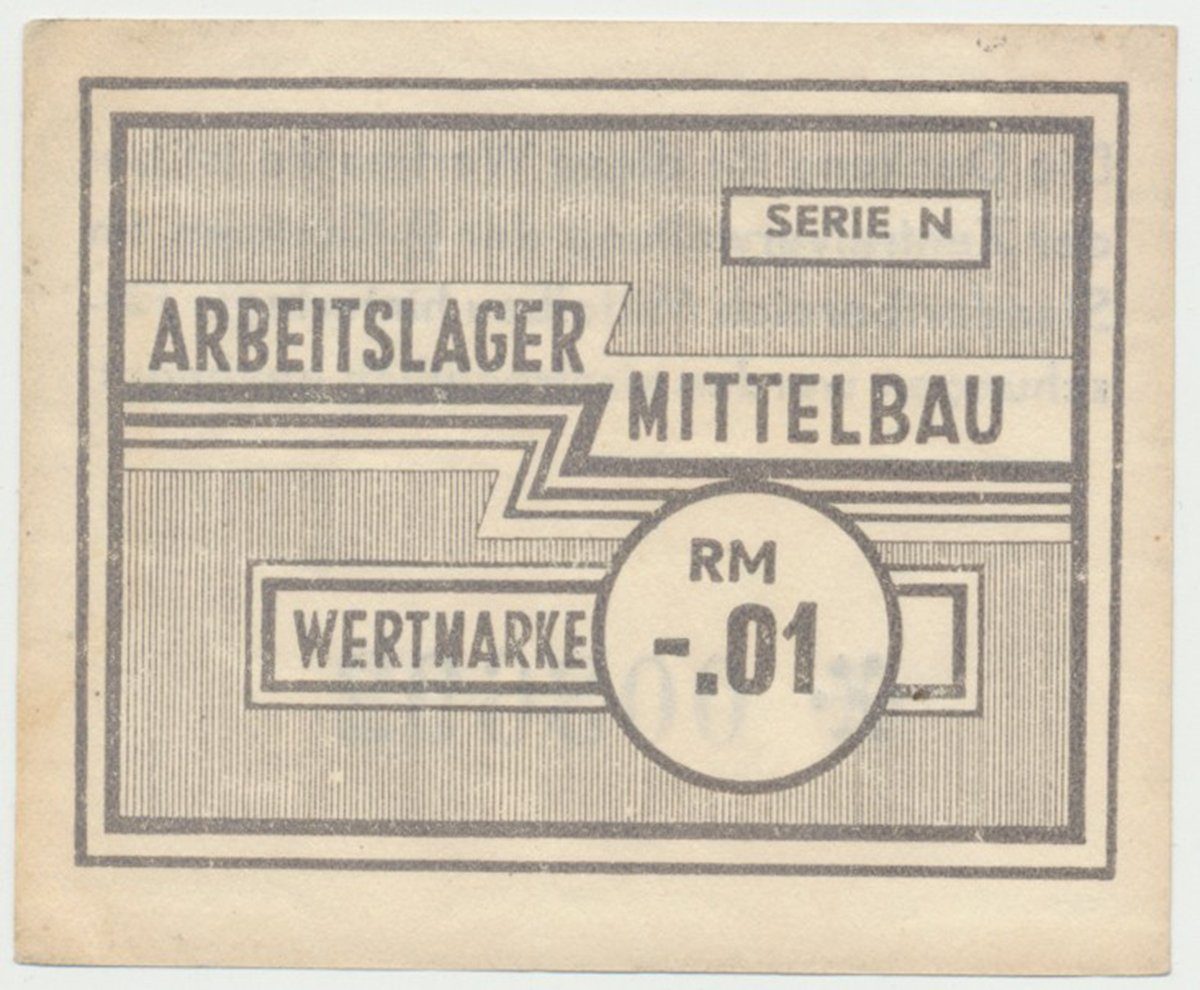 Dora - Mittelbau, 0.01 Reichsmark (1944), Grab.Mi1