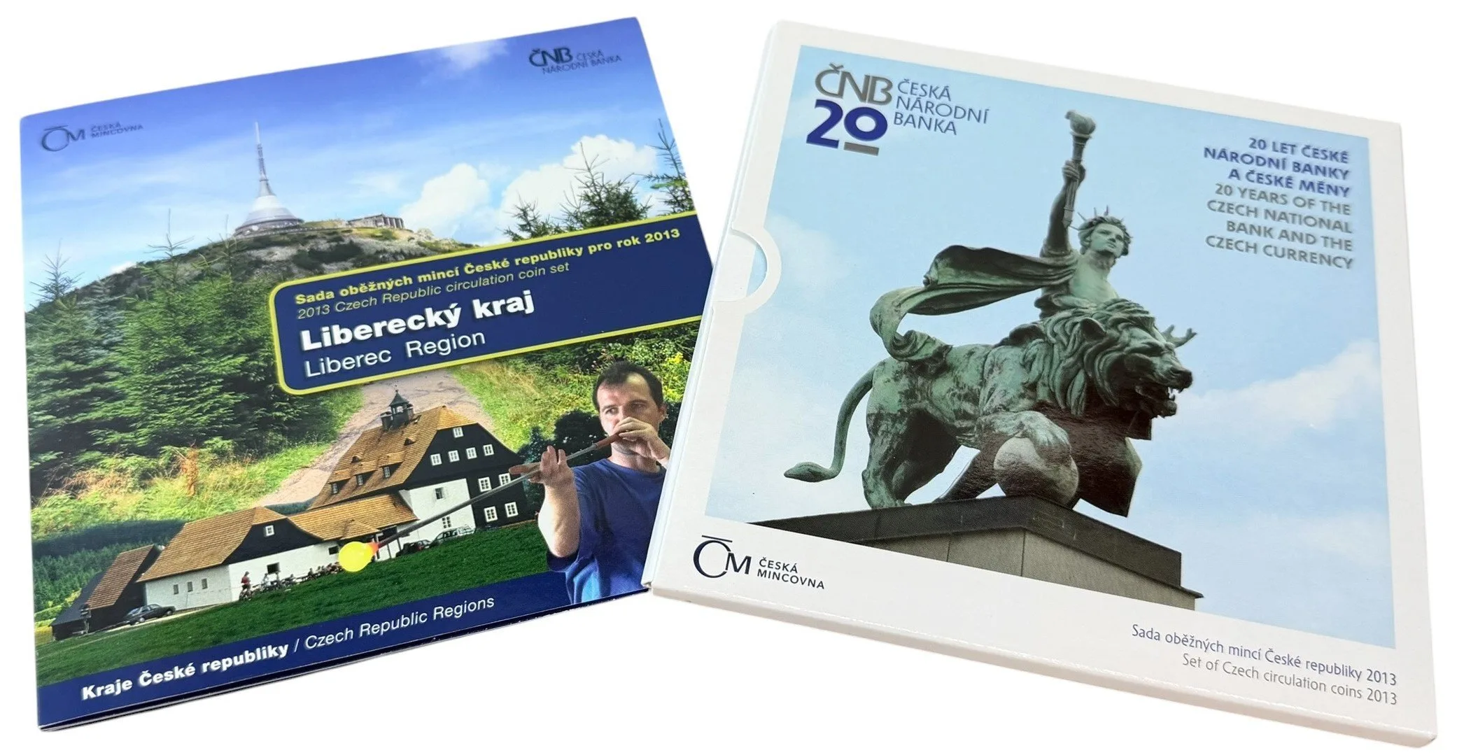 Sada oběžných mincí 2013 - 20 let české měny a ČNB + — 1