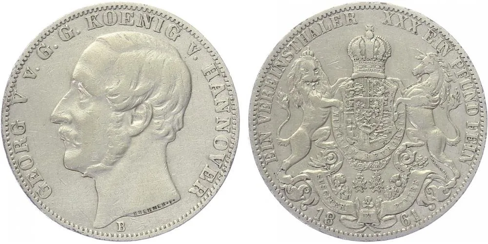 Hannover, Georg V., 1851 - 1866 — 1