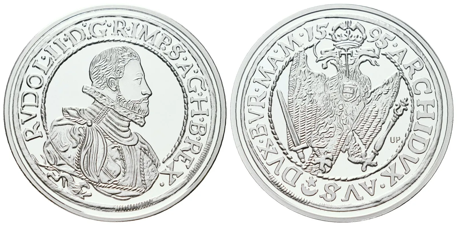 Replika - Historický 1/2 tolar - Rudolf II. 1595