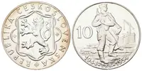 10 Kčs 1954 - 10. výročí SNP - fotografie 2