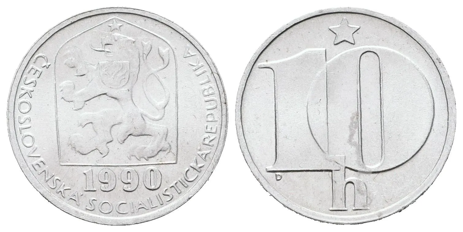 10 Haléř 1990