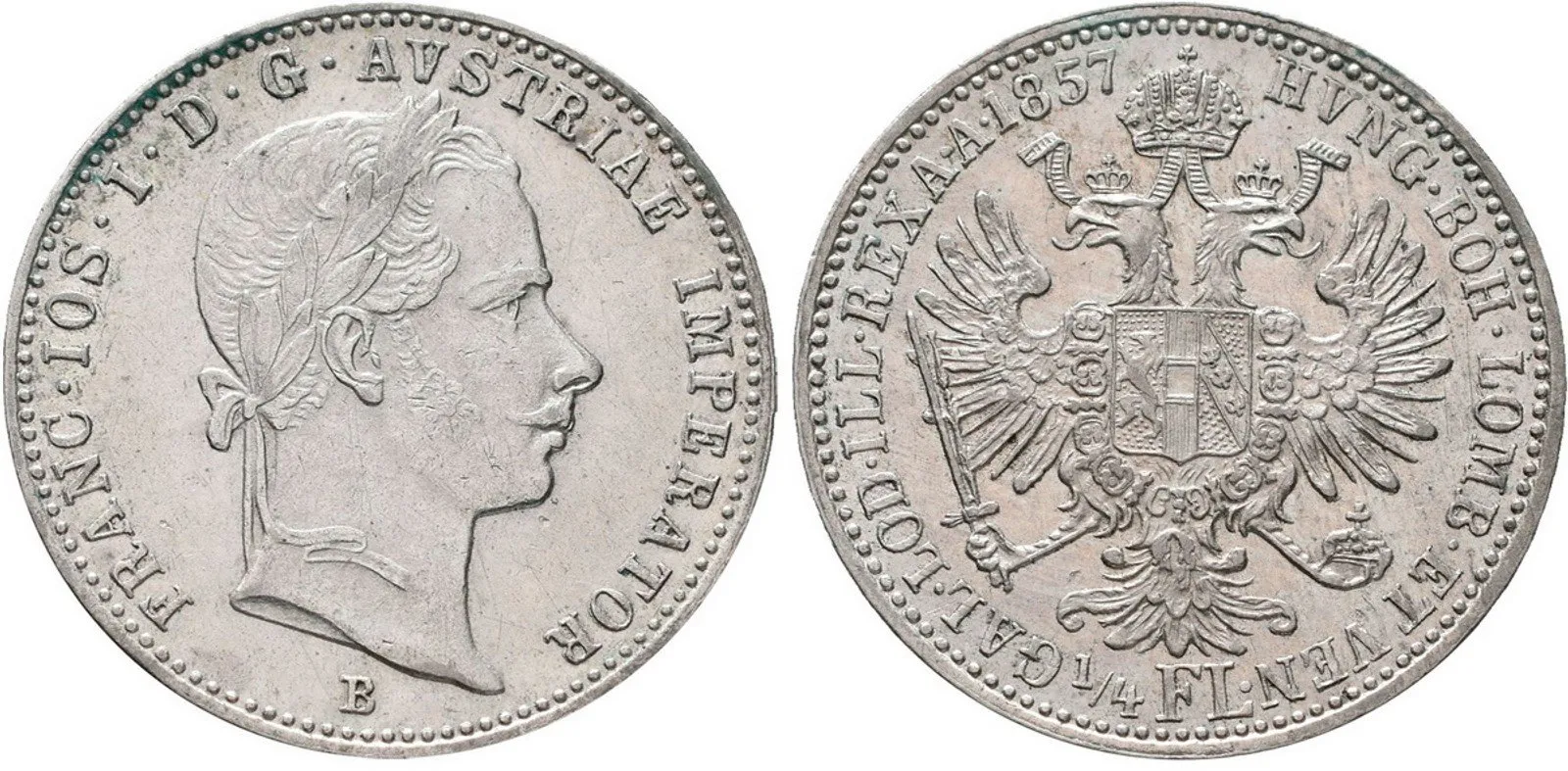 Rakouská a spolková měna, 1857 - 1892 — 1