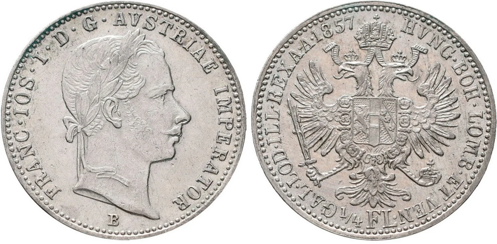 Rakouská a spolková měna, 1857 - 1892 — 1