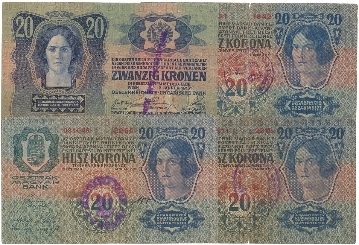 Razítkované R-U bankovky na Balkáně 1919-1921 — 1