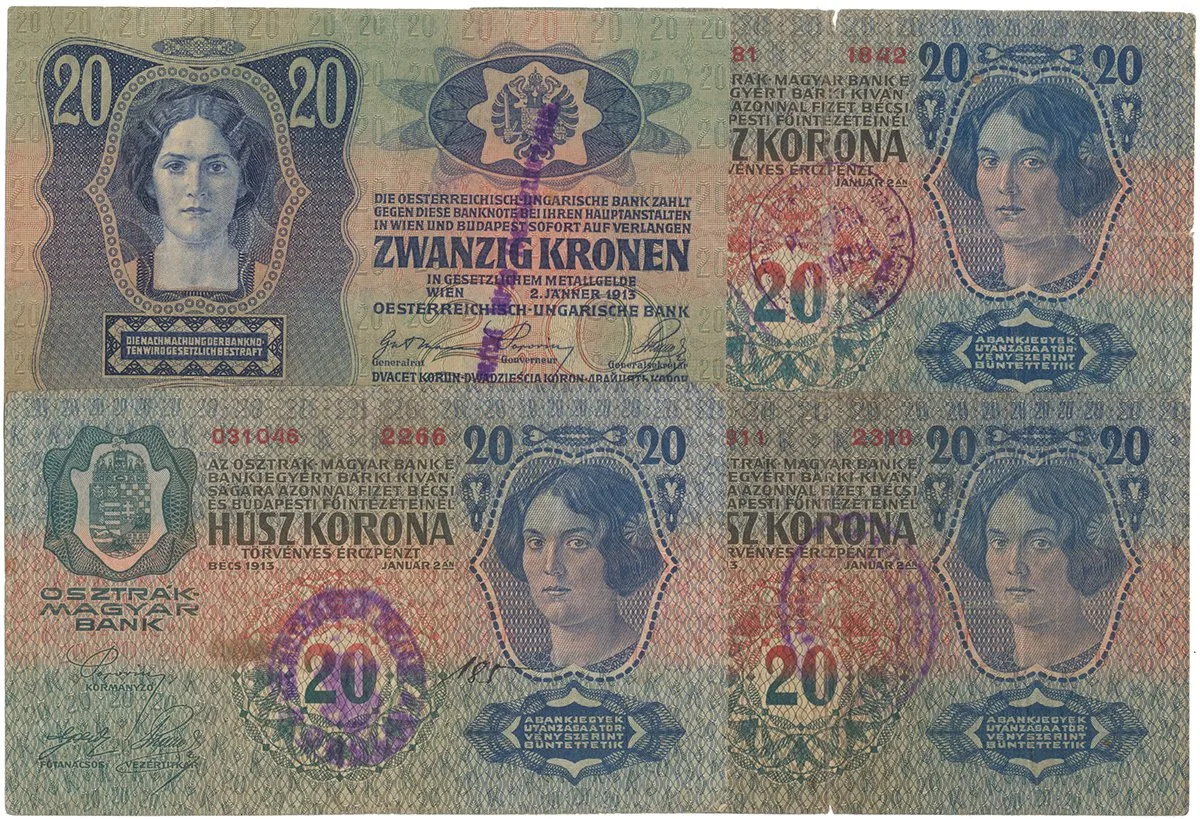 Razítkované R-U bankovky na Balkáně 1919-1921 — 1
