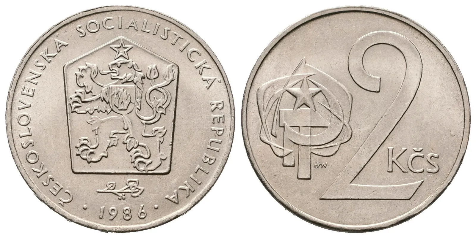 2 Koruna 1986