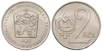 2 Koruna 1986