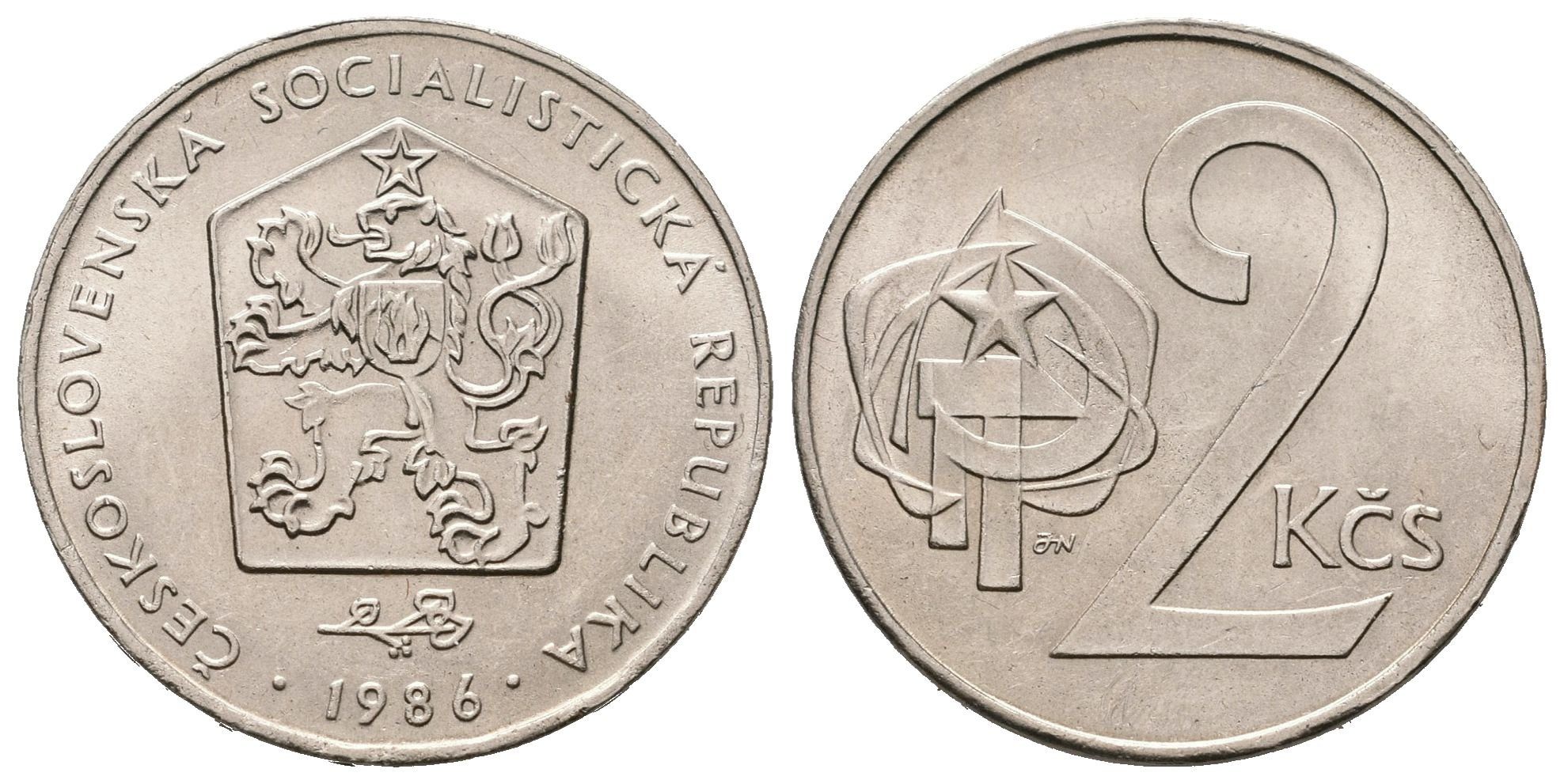 2 Koruna 1986