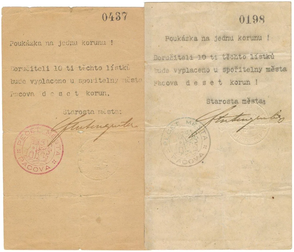 Nouzovky české od roku 1914 — 1