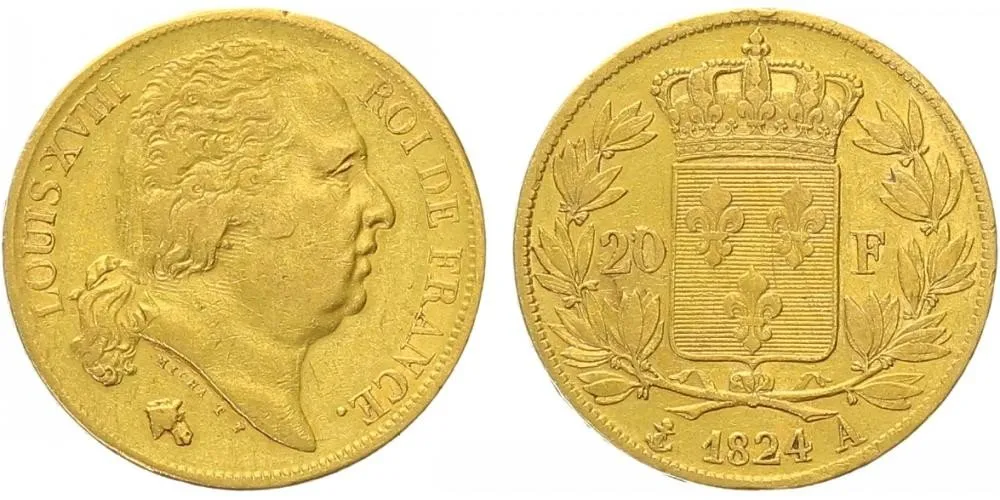 Francie, Louis XVIII., 1814/1815 - 1824 — 1