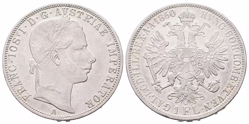 Zlatník 1860 A, varianta s tečkou za REX