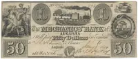 USA - Georgia, 50 Dollar 1854