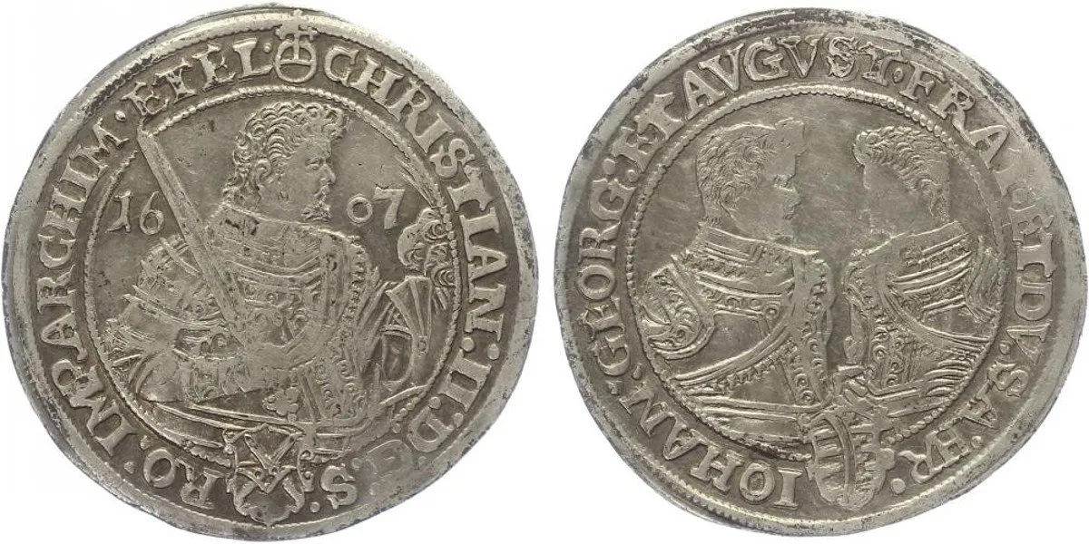 Sasko, Christian II., Johann Georg I. a August, 1591 - 1611 — 1