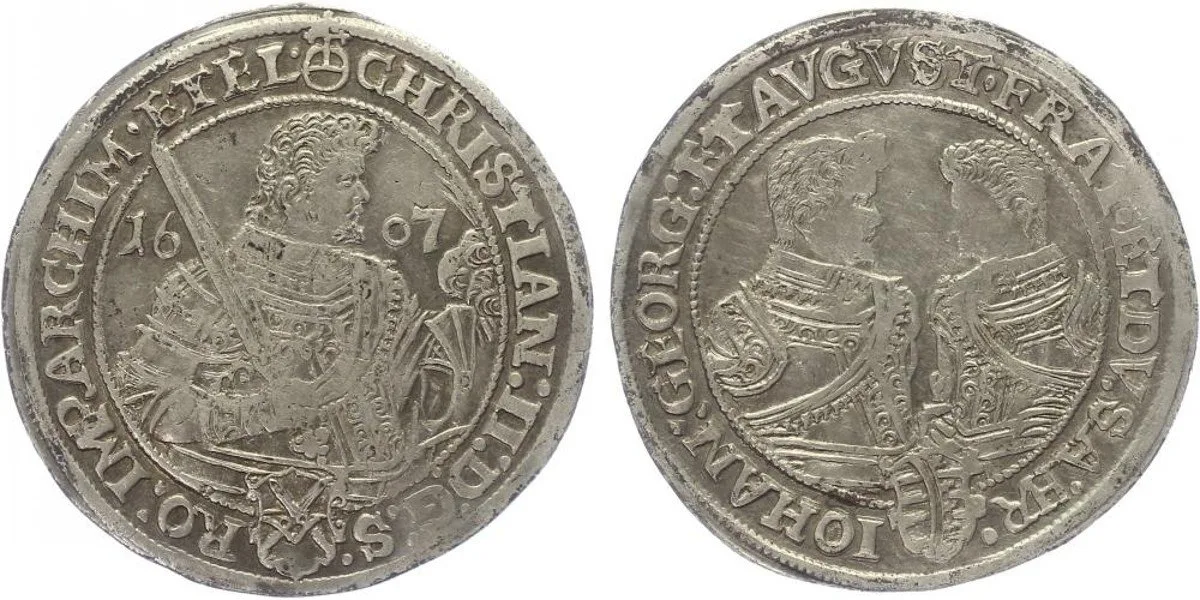 Sasko, Christian II., Johann Georg I. a August, 1591 - 1611 — 1