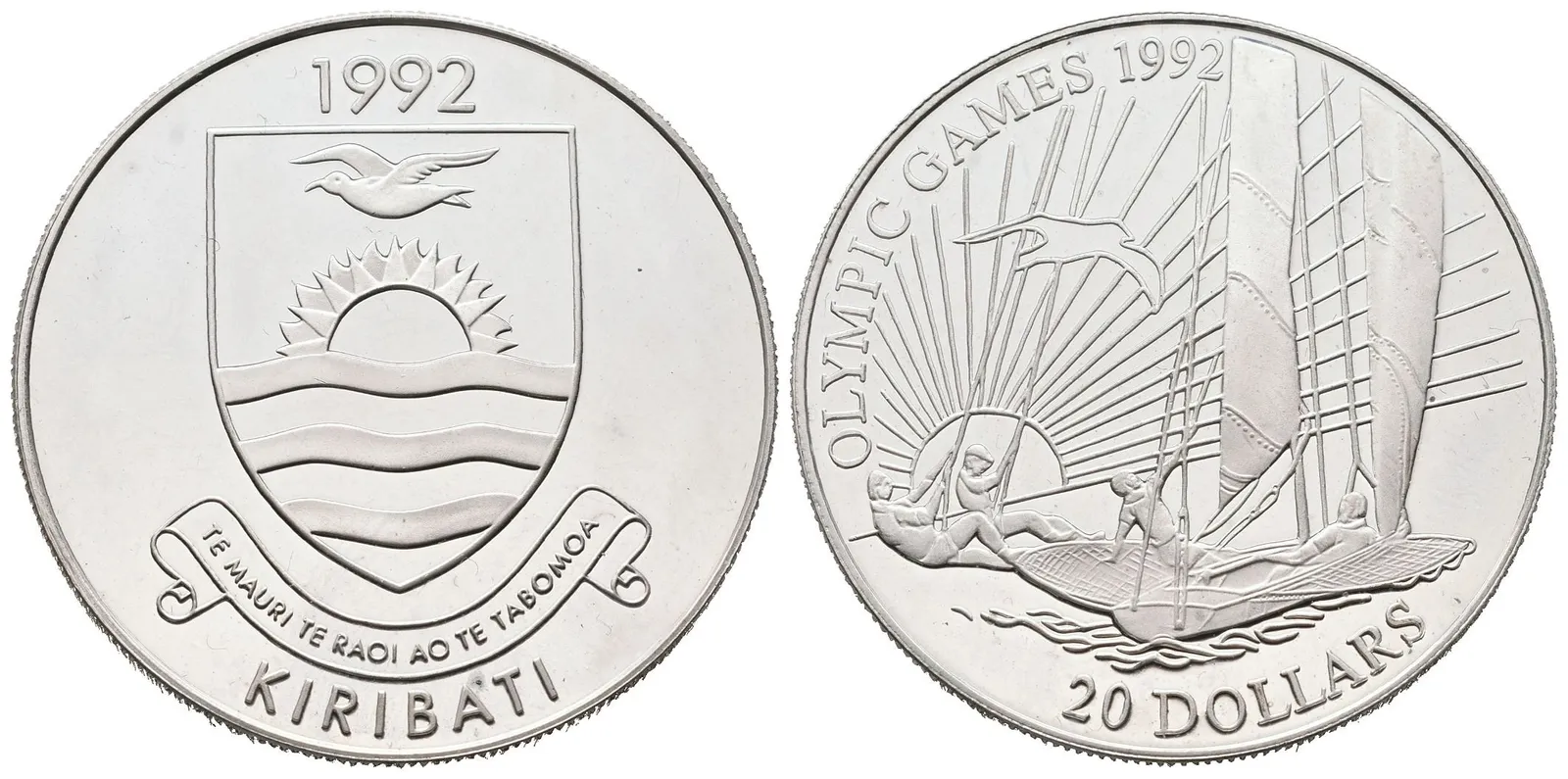Kiribati, 20 Dollars 1992 - XXV. letní olympijské hry