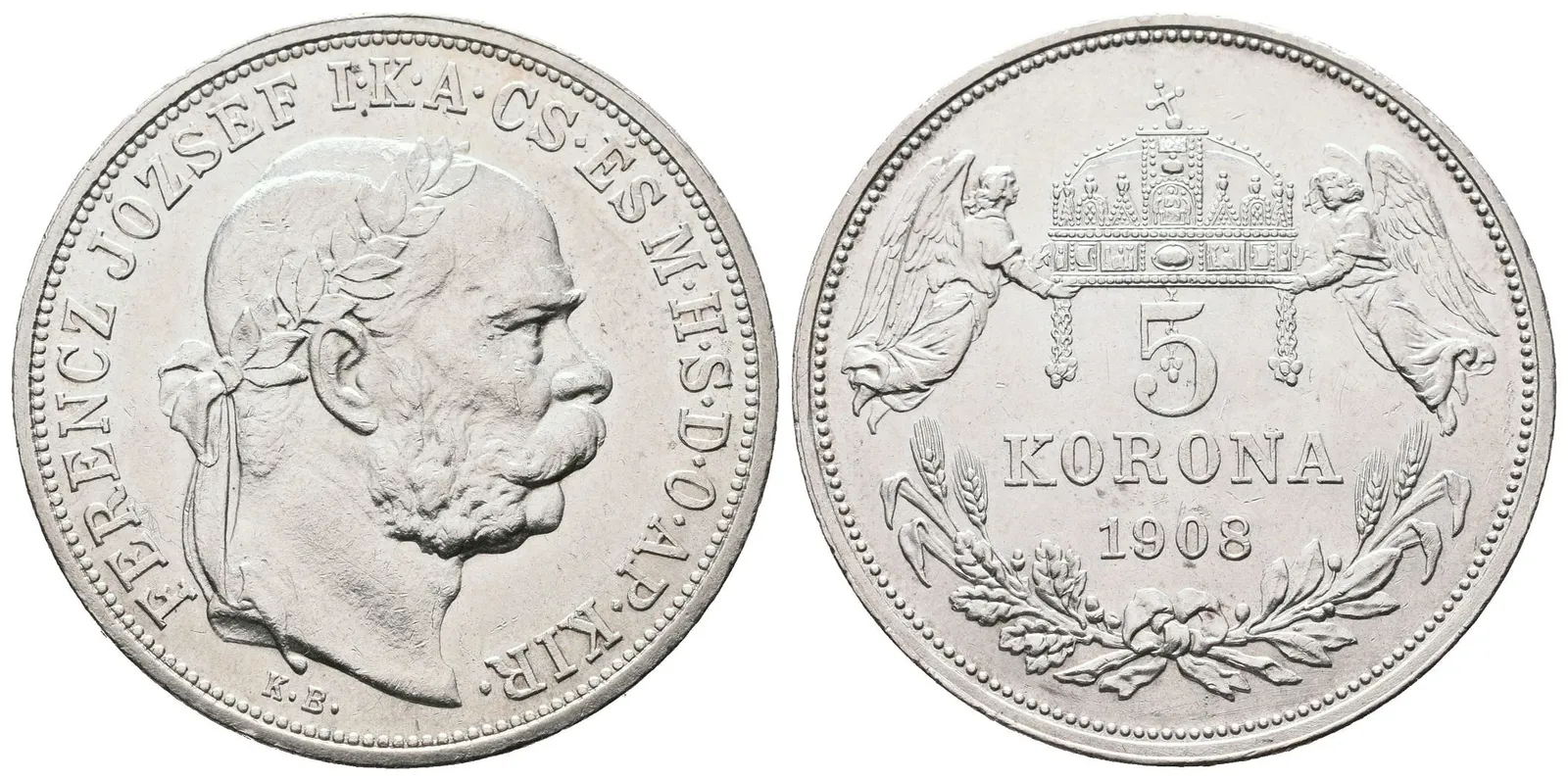 5 Koruna 1908 KB