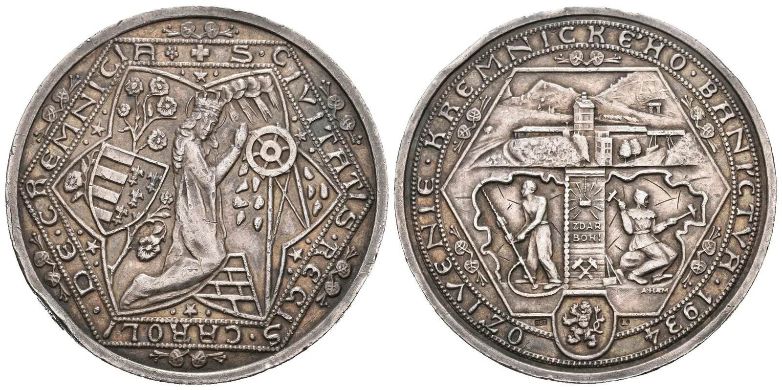 Hám Anton - Oživení kremniclého baníctva, 40 mm