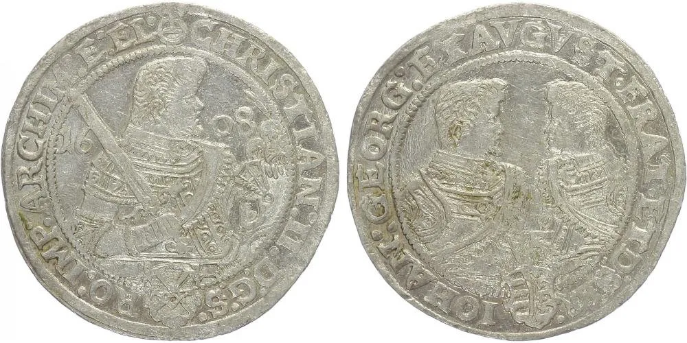 Sasko, Christian II., Johann Georg I. a August, 1591 - 1611 — 1