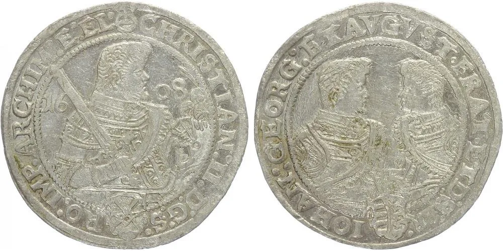 Sasko, Christian II., Johann Georg I. a August, 1591 - 1611 — 1