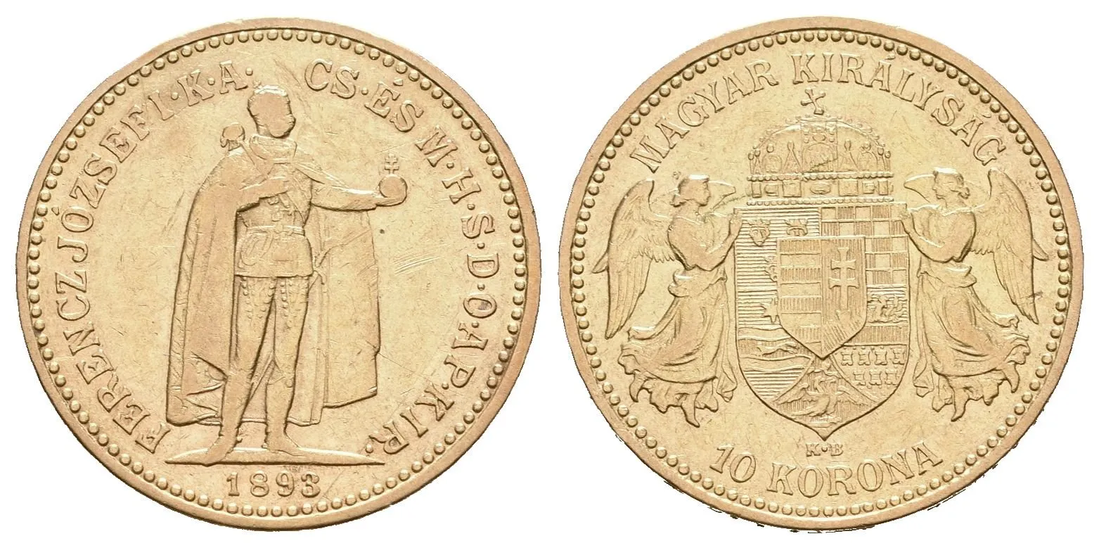 10 Koruna 1893 KB