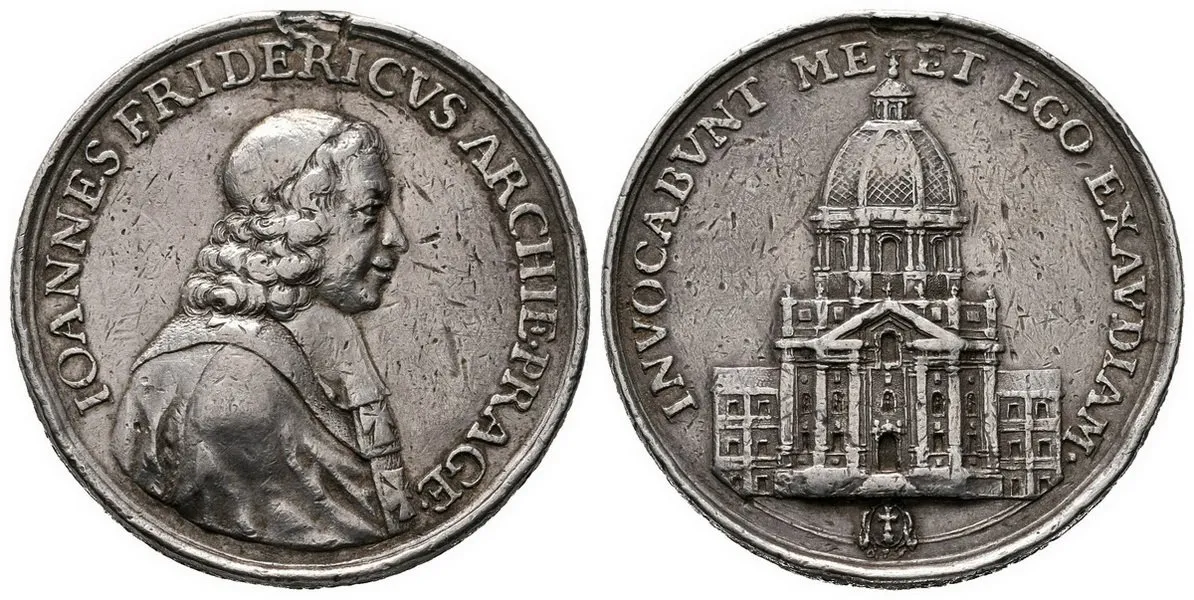 Praha - arcibiskupství, Johann Friedrich Graf von Waldstein, 1688 - 1694 — 1