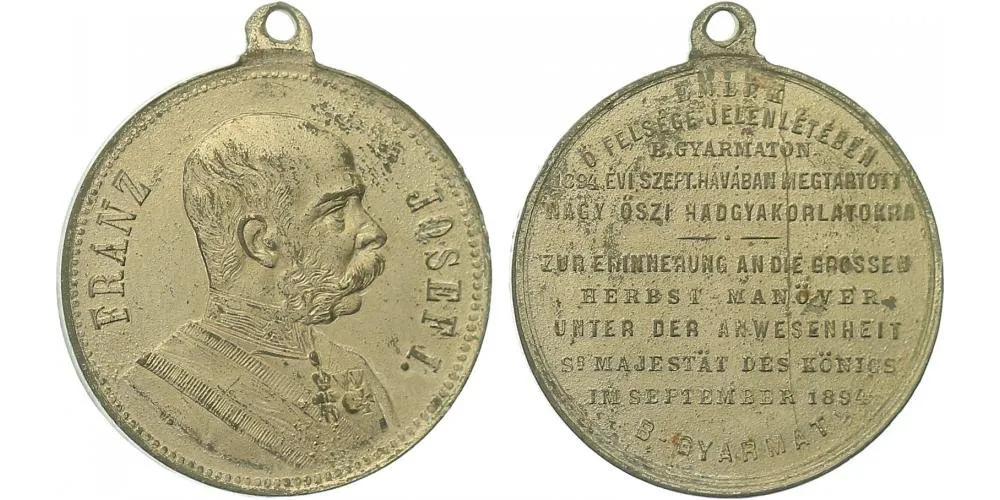 František Josef I., medaile vojenských manévrů — 1